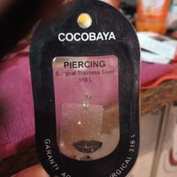 Piercing acciaio chirurgico