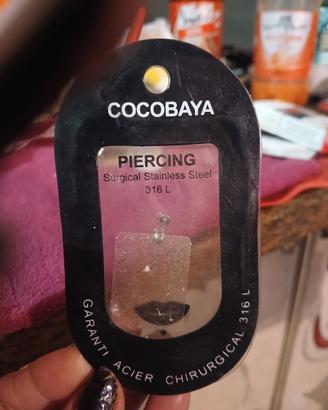 Piercing acciaio chirurgico