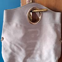 Borsa Liu Jo scamosciata chiara