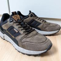 Sneakers Wrangler in tela verde-grigio tg. EU-41