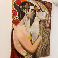 Quadro a mani ispirato a klimt