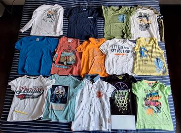 N 20 maglie in cotone taglia 5-6 anni (pac. 1)