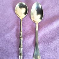 Antichi cucchiai da caffè in silver plated.