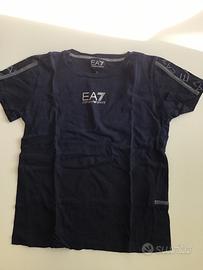 Maglietta EA7 Emporio Armani bambino 10 anni blu