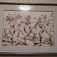 Quadro con soggetto alberi