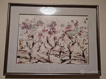 Quadro con soggetto alberi