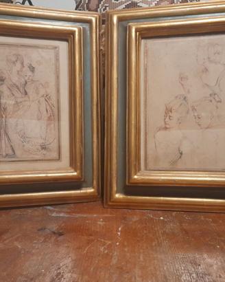 2 "sanguigne" d'epoca ottocentesca