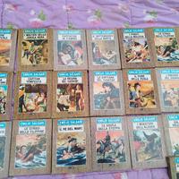 lotto di 31 romanzi di Salgari, vintage, perfette 