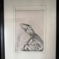 Quadro incisione San Nicola di Bari