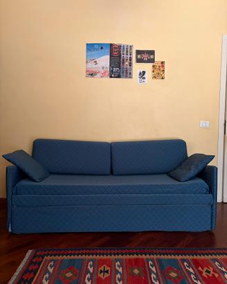 Divano letto + letto aggiuntivo