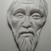 Scultura in pietra Giovanni Poletti ciottolo mare