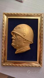 Bassorilievo storico Mussolini firmato Cruciani