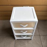 Cassettiera di plastica