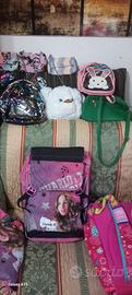 Zaini scuola e borsette ragazzina 7/10 anni