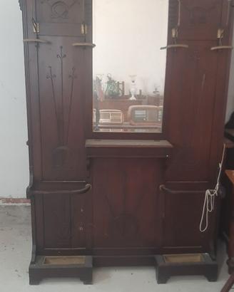 Attaccapanni antico in noce