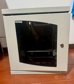 Armadio Rack 19" a muro Tecnosteel 10U Grigio