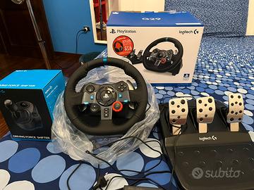 Logitech G29 + pedaliera + shifter | PS5/PS4/PC