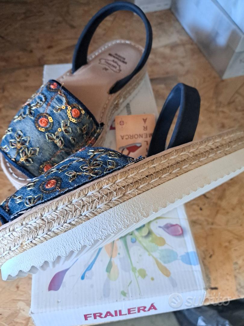 Sandali Donna Estive Eleganti Comodi Sandali Con Zeppa Pelle Con Tacco Espadrillas Donna Zeppa Di Media Altezza Scarpe a Punta Tonda Comode Con Fibbie Sandalo