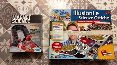 Illusioni ottiche+magnet science gioco