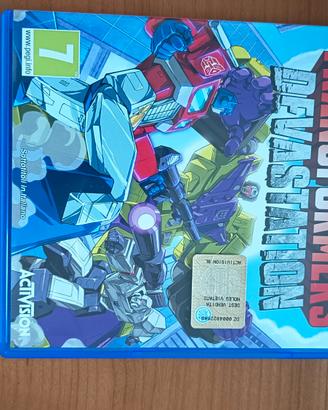 Transformers Devastation PS4 - Come Nuovo RARO