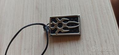 Ciondolo tribale acciaio carbonio zoppini