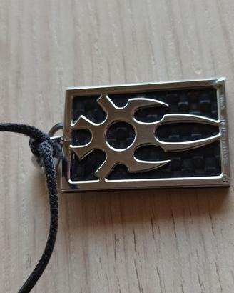 Ciondolo tribale acciaio carbonio zoppini