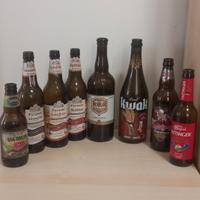 Bottiglie di Birra Vuote da collezione 