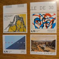 francobolli francia quadri 1996