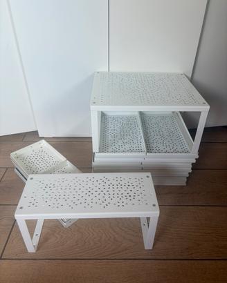 Lotto 13 mensole IKEA VARIERA 8 grandi + 6 piccole