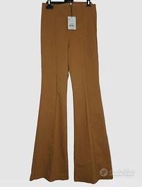Pantaloni Tezenis a zampa color biscotto tg M nuov