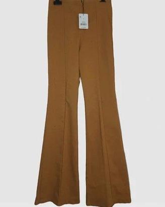 Pantaloni Tezenis a zampa color biscotto tg M nuov