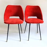 Coppia sedie rosse - 1970
