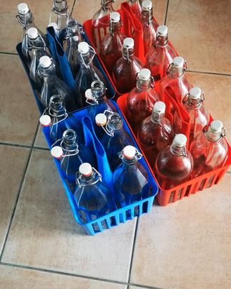 Kit bottiglie acqua in vetro