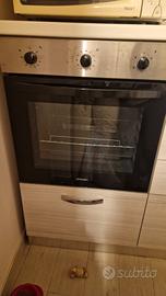  colonna forno con cassetto + fornello