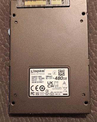 Ssd Kingston 480 gb