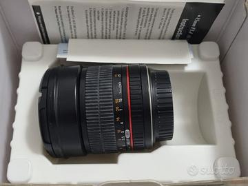 Samyang 85mm f1.4 AS IF UMC attacco CANON