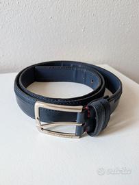 Cintura Armata di Mare Sport Blu Notte in Pelle