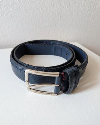Cintura Armata di Mare Sport Blu Notte in Pelle