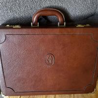 Valigetta in pelle con serratura a combinazione