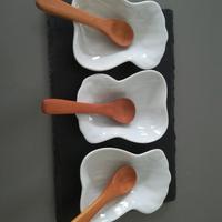 Vassoio ardesia coppette sushi/aperitivo nuovo