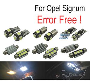 KIT 12 LAMPADE LED INTERNE PER OPEL SIGNUM 03-08