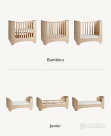 Lettino trasformabile LEANDER