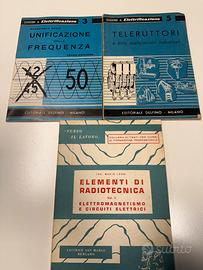 Lotto libri elettrotecnica radiotecnica anni 50/60