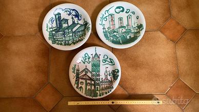 Piatti decorativi ceramica