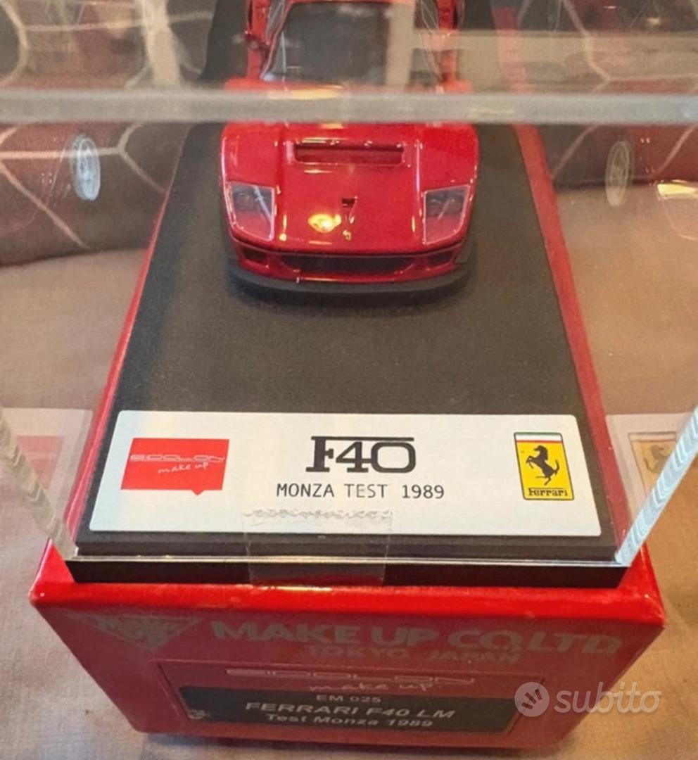 Ferrari F40 LM Monza Test 1989 Make Up - Collezionismo In vendita