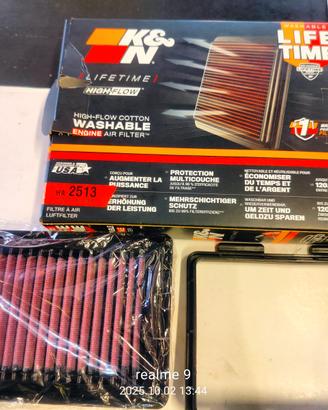 FILTRO ARIA K&N HA-2513 HONDA  REBEL,CRF L, M ECC.