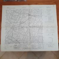 Mappa militare IGM   scala 1/25000  Rubiera