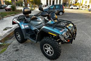 Can am outlander 800 Max ltd Quad atv targa bianca