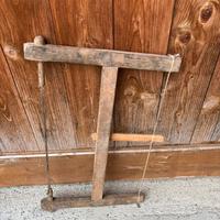 Segaccio a telaio antico in legno