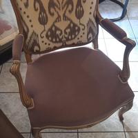 Poltrona Roche Bobois stile classico in legno
